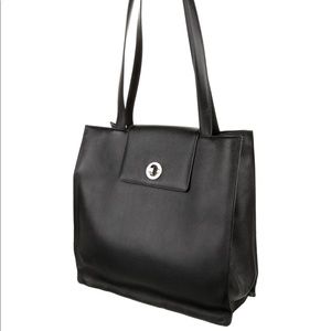 Bvlgari Classy Leather XL Black Tote Bag